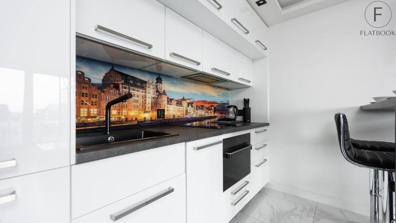 Flatbook Apartments Waterlane Island Spa With Riverview Danzig Exterior foto