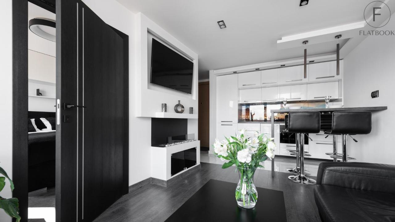 Flatbook Apartments Waterlane Island Spa With Riverview Danzig Exterior foto